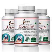 Diabactive Herbal Capsules For Powerful Blend Of Natural Herbs 100% Ayurvedic Pack Of 3-thumb1