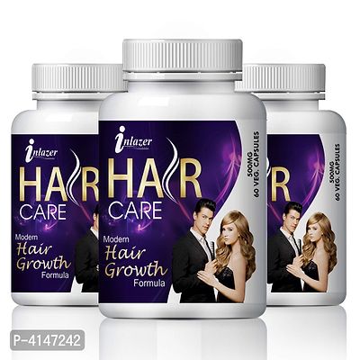 Hair Care Herbal Capsules For Healthy Hair Growth 100% Ayurvedic Pack Of 3-thumb2