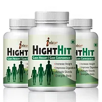 Height Hit Herbal Capsules For Increases Bone Mass 100% Ayurvedic Pack Of 3-thumb1