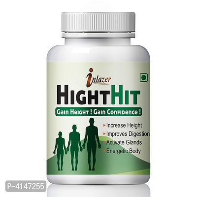 Height Hit Herbal Capsules For Increases Bone Mass 100% Ayurvedic Pack Of 1-thumb2