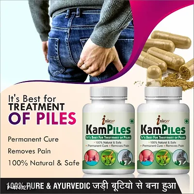 Kampiles Herbal Capsules For Reduce Pain Of Bavaseer 100% Ayurvedic Pack Of 2