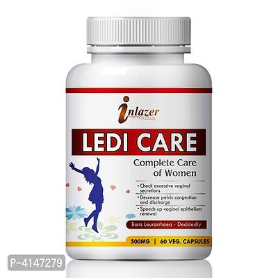 Ledi Care Herbal Capsules For Help In Body Development Of Women 100% Ayurvedic Pack Of 1-thumb2