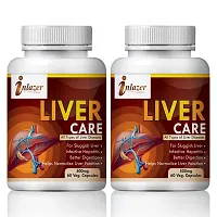 Liver Care Herbal Capsules For Care Of Liver Diseases 100% Ayurvedic Pack Of 2-thumb1