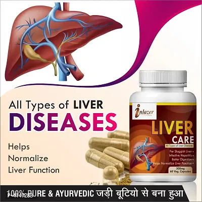 Liver Care Herbal Capsules For Care Of Liver Diseases 100% Ayurvedic Pack Of 1-thumb0