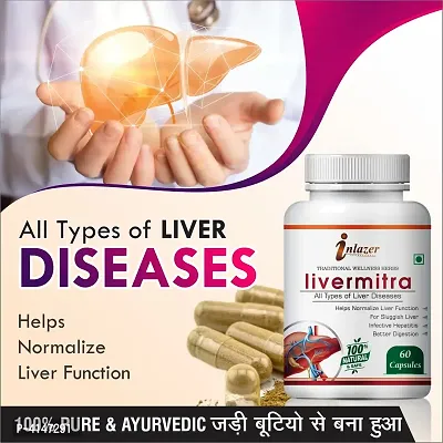 Livermitra Herbal Capsules For Improving Liver System 100% Ayurvedic Pack Of 1