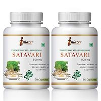 Shatavari Herbal Capsules For Helps With Breast Milk Production 100% Ayurvedic Pack Of 2-thumb1