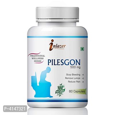 Pilesgon Herbal Capsules For Over Come Haemorrhoid 100% Ayurvedic Pack Of 1-thumb2