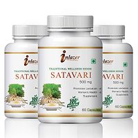 Shatavari Herbal Capsules For Helps With Breast Milk Production 100% Ayurvedic Pack Of 3-thumb1