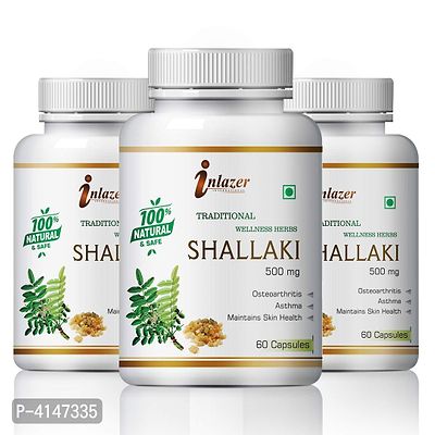 Shallkai Herbal Capsules For Osteoarthritis 100% Ayurvedic Pack Of 3-thumb2