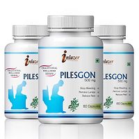 Pilesgon Herbal Capsules For Over Come Haemorrhoid 100% Ayurvedic Pack Of 3-thumb1