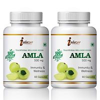 Amla Herbal Capsules For Protects Body Against Infection 100% Ayurvedic Pack Of 2-thumb1