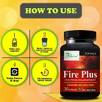 Fire Plus For Helps In Uplift Your Ling/Penis  Sex Drive 100% Ayurvedic (30 Capsules)-thumb2