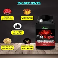 Fire Night Herbal Capsules For Men Wellness Supports 9 Inches Penis Growth 100% Ayurvedic (30 Capsules)-thumb1