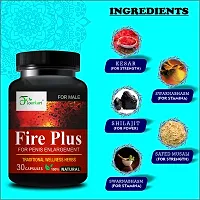 Fire Plus For Helps In Uplift Your Ling/Penis  Sex Drive 100% Ayurvedic (30 Capsules)-thumb1