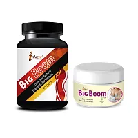 Big Boom Organic Supplement And Cream For Increase And Developed Your Breast Size Increase Women's Breast Beauty-thumb1