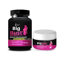 Big Bust Organic Supplement And Cream For  Helps In Prevents Sagging Your Breast Size Maintain Your Figure-thumb1