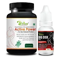 Active Power Sexual Capsules  Big Disk Oil For Sexual Power Capsules For Testosterone Booster 100% Ayurvedic-thumb2