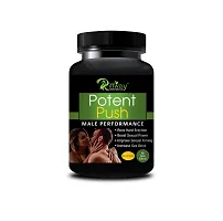 POTENT PUSH Herbal Capsules For Bigger Strong Man Enlarger Max Size Capsules Gold Large Extra-thumb1