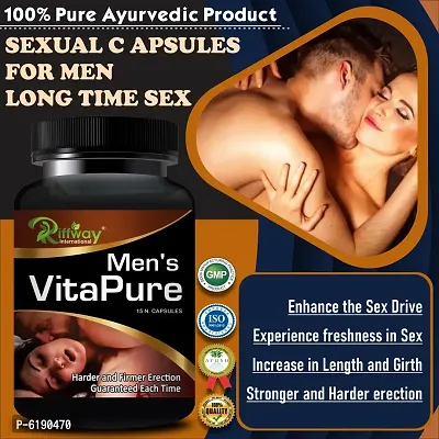 MenVITA PURE Herbal Capsules For Helps To Growth Your Penis Size and Increasing Stamina