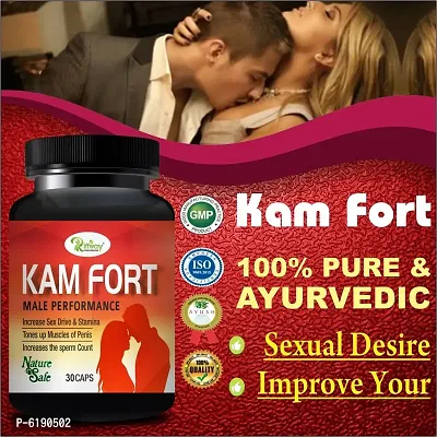 KAMFORT Sexual Capsules For Male's Sex Power Booster/Increases Penis Size