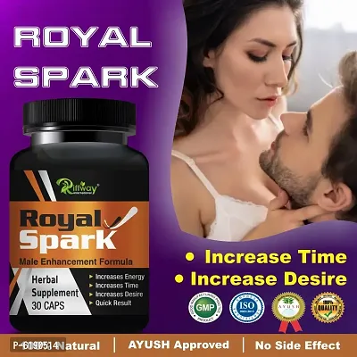 ROYAL SPARK Sexual Capsules Sex Time Badhane Ki Dawa/ Sexual Power Booster Tablets