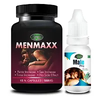 Man Fx Ten Capsules and Male pro Oil For Men Wellness, Supports Sexual Energy/Boost Your Sexual Power-thumb1