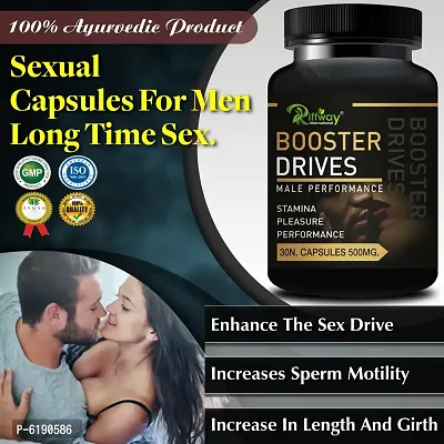 Booster Drives Herbal Capsules For Increasing Your Penis Size and Increase Long Time Stamina - 30 Capsules