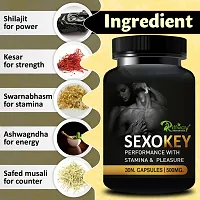 Sexo Key Herbal Capsules For Promotes Long Intimacy Timing|Enhances Organ Size - 30 Capsules-thumb1