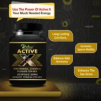 Active X Herbal Capsules For Increasing Your Penis Size and Increase Long Time Stamina - 30 Capsules-thumb1