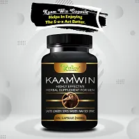 Kamwin Herbal Capsules For Endurance and Performance, Male Booster Medicine, Stamina Booster - 30 Capsules-thumb2