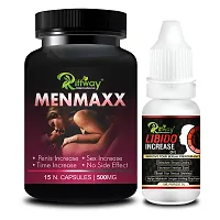 Men Maxx Herbal Capsules and Libido Increase Oil For Improves Testosterone level and Boost Energy for Menandnbsp;- 30 Capsules + 15 ML-thumb1