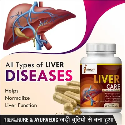 Liver Care Herbal Capsules For Care Of Liver Diseases 100% Ayurvedic Pack Of 1