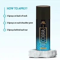 ST. JOHN COBRA Deodorant Spray For Men | 24 Hrs Long Lasting Perfume | Irresistible Scent Fresh Good Fragrance Cool and Live 150 ml each (Pack of 2)-thumb2