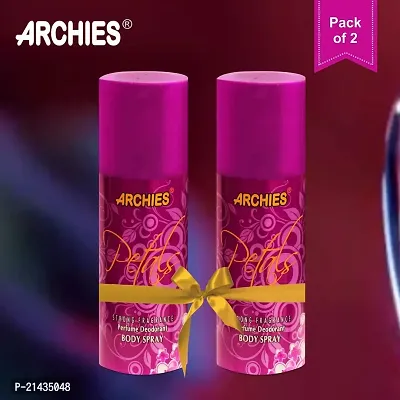 ARCHIES Irresistible Scent Fresh and Soothing Good Fragrance Petals Body Spray Deodorant - For Men  Women (150 Ml, Pack Of 2)-thumb2