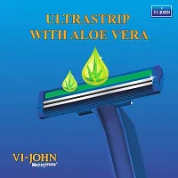 VI - JOHN Shaving Foam for All Skin Type (400 + 50 Gm) + Aloe Vera UltraStrip Razor (3 Items In Combo Kit)-thumb1