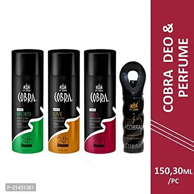 Cobra Deo Live  Sports  Juicy + Cobra Perfume 30Ml- For Men-thumb2