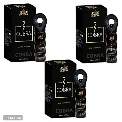 St.John Cobra Parfum For Men  Women| Eau De Parfum, 50 Ml (Pack Of 3)-thumb2