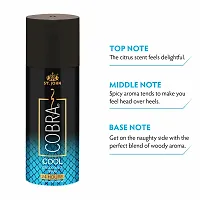 ST.JOHN COBRA Deodorant Spray For Men  Women | Irresistible Scent Fresh and Soothing Long Lasting Good Fragrance Perfume for Men | Limited Edition Deo Cool and Naughty Deodorant Body Spray for Men 150Ml each (Pack Of 2)-thumb4
