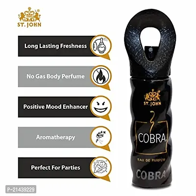 St. John Cobra Men Cobra Perfume Long Lasting | Eau De Parfum For Men (50Ml- Pack Of 2)-thumb4