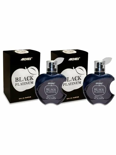 ARCHIES PERFUME BLACK PLATINUM 50ML (PACK OF 2) Eau de Parfum  -  100 ml (For Men  Women)