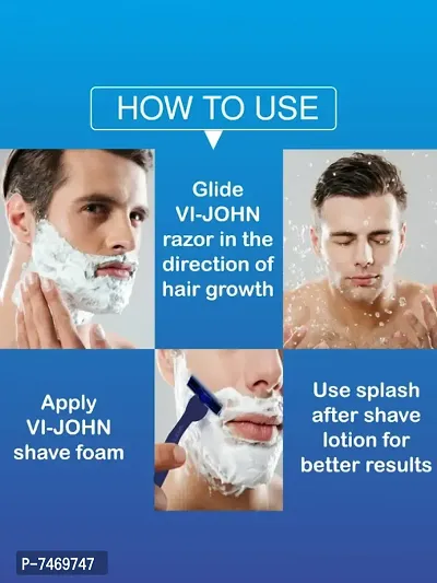 VI-JOHN Shave Foam 250 gm (Pack of 2) + Hair Gel (3 Items in the set)-thumb4