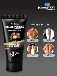 VI-JOHN Men Shaving Kit ( Pack of 4) | Shave Foam All Skin Type (50 gm) | After shave Splash (50 gm) | Master Stroke Hair Removal Cream Jojoba Oil (60 gm) | Perfume Cobra Limited Editi (4 It-thumb4