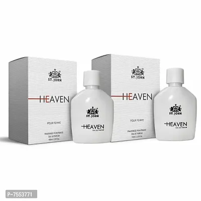 ST-JOHN Heaven Perfume 100 ml (Pack Of 2) Eau de Parfum  -  200 ml (For Women)-thumb0
