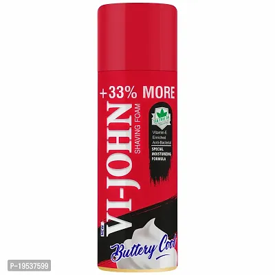 VI-JOHN Special Moisturizing formula Shaving Foam with Vitamin  Anti-Bacterial Properties 400g