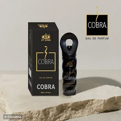 ST. JOHN Cobra Deo Cool Deodorant Body Spray (150ML) and Cobra 80ML Perfume (2 Items in the set)-thumb4