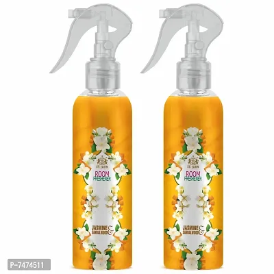 ST-JOHN Room Freshener | Long Lasting Fragrance | Jasmine  Sandalwood | Combo Pack of 2 Spray (2 x 250 ml)-thumb0