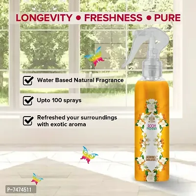 ST-JOHN Room Freshener | Long Lasting Fragrance | Jasmine  Sandalwood | Combo Pack of 2 Spray (2 x 250 ml)-thumb4