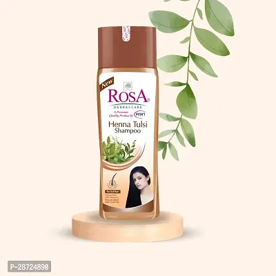 Rosa Heena Tulsi Shampoo 500 Ml with Heena Tulsi  Aloe Vera for Dry Hair