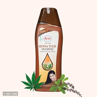 Ayur Herbals Heena Tulsi shampoo with Heena tulsi  Aloevera for Dry hair | For Men and Women | 1000 ML-thumb2