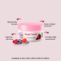 Rosa Fruit Cream with Fruit Extracts and Vitamin E | For All skin types | Pack of 2 | Each 200 Ml | For men and Women-thumb2